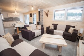 تلفزيون، مدفأة، ألعاب فيديو، مشغل دي في دي