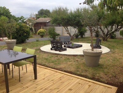 House Arcachon 3 * with garden, near the city center and port Larros