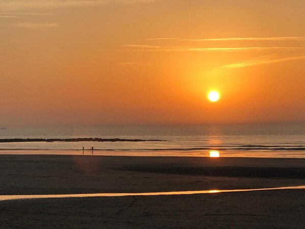 Tæt på stranden