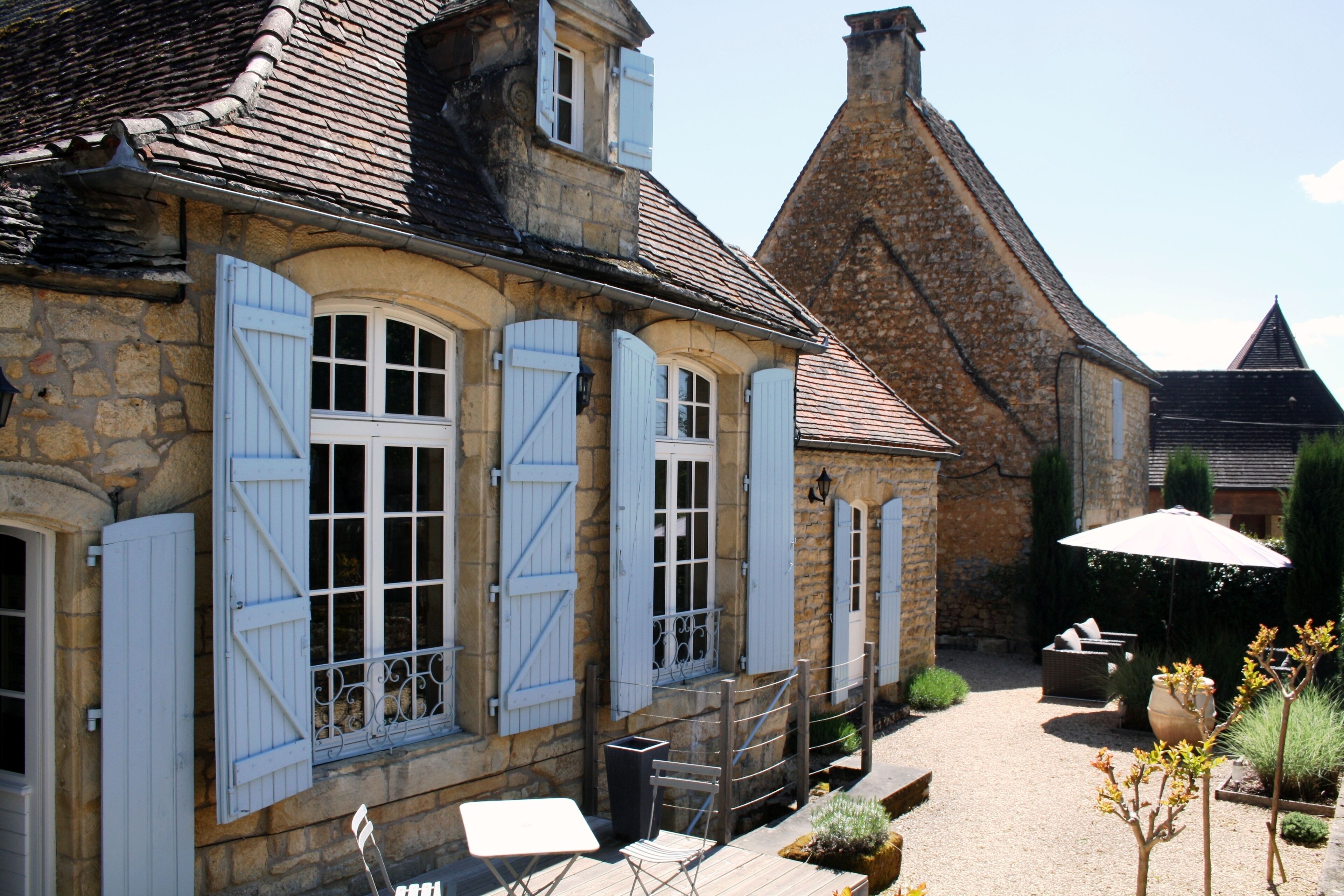 La maison avec jardin clos