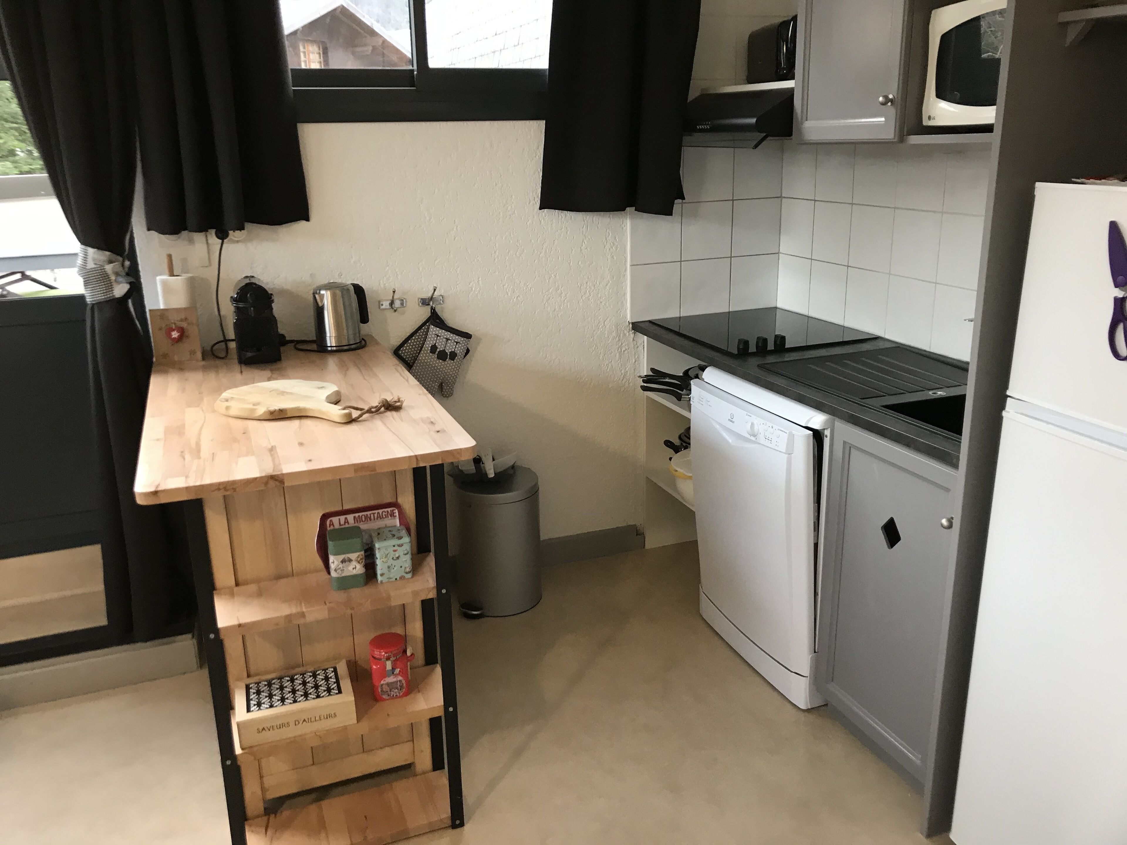 Apartment on 2 levels for 8 people, 3 bedrooms, 2 bathrooms