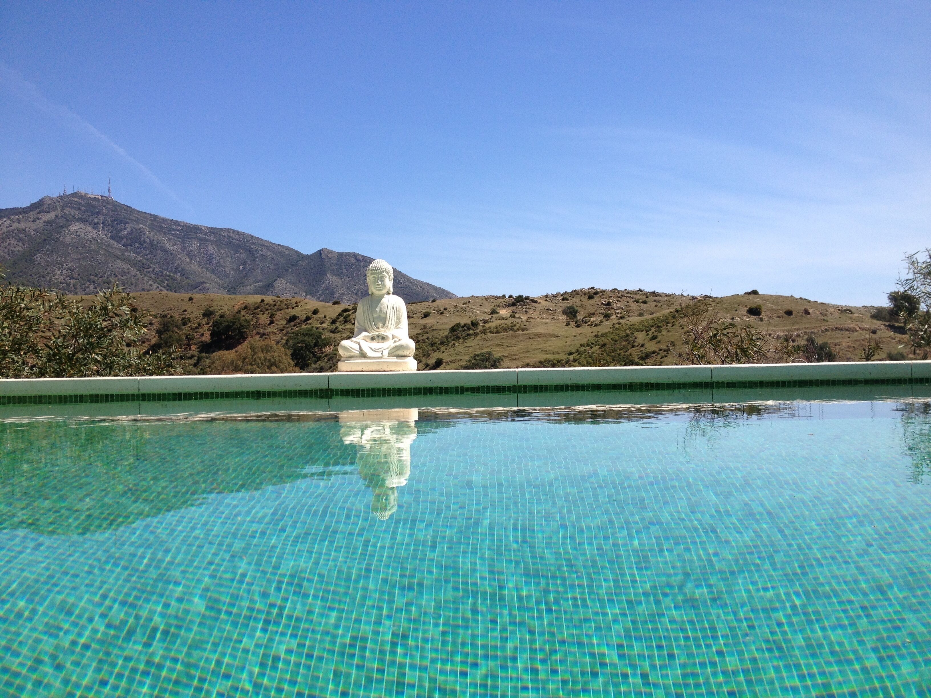 Rustic villa, private pool, ADSL, panoramic view of the coast, sea and mountains