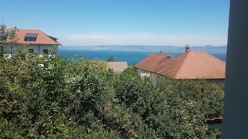 Vue depuis lâhĂ©bergement