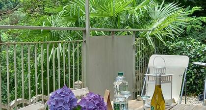 House for 6 people with shady garden near the center of Vals les Bains.