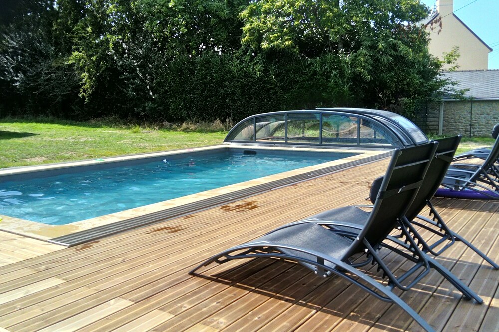 Gîte *** "Le Cottage" in South Brittany with heated pool access