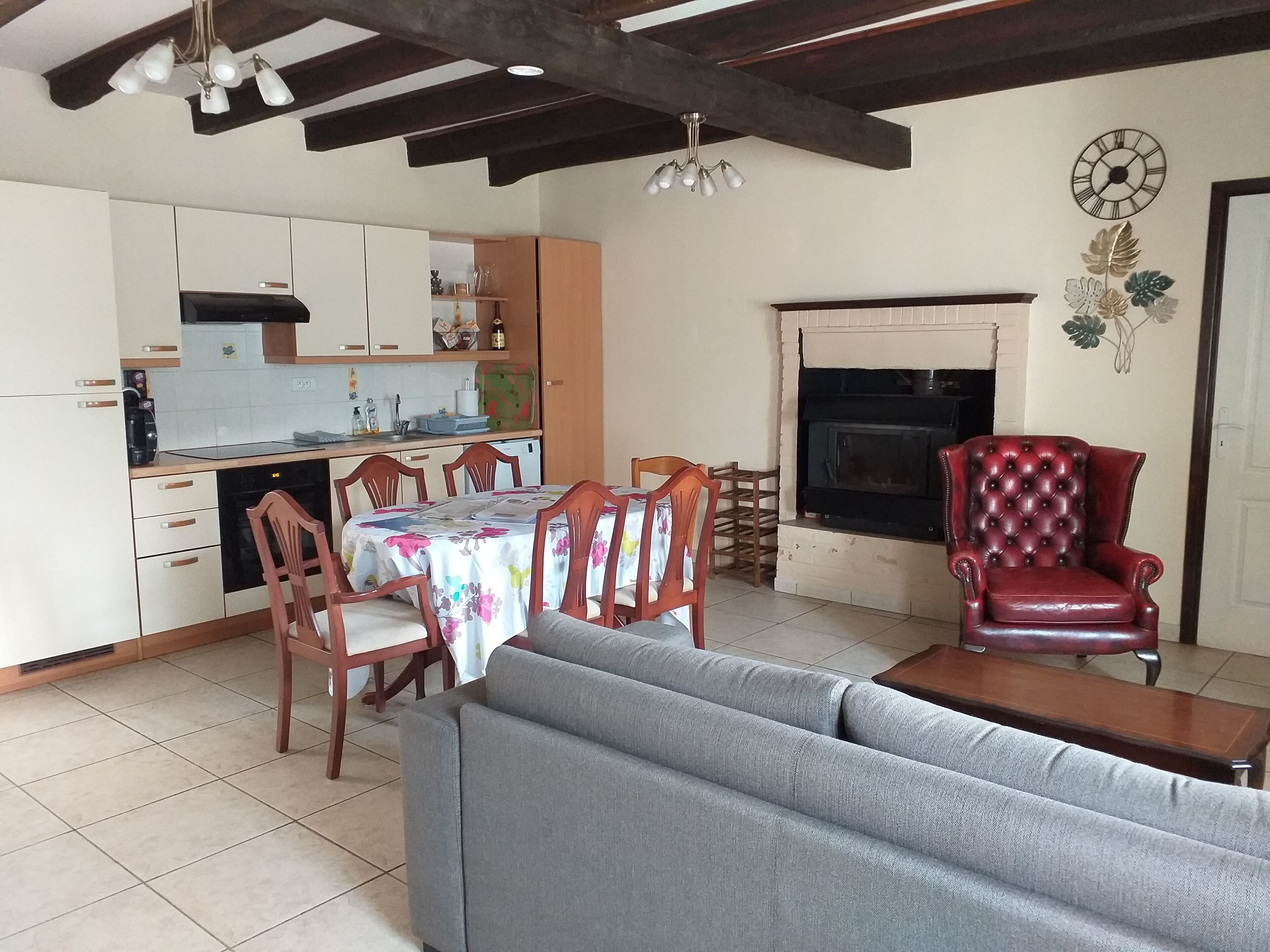 Gîte *** "Le Cottage" in South Brittany with heated pool access