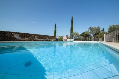 LE PETIT MAS PROVENÇAL. POOL & AIR CONDITIONING VINEYARD VIEW