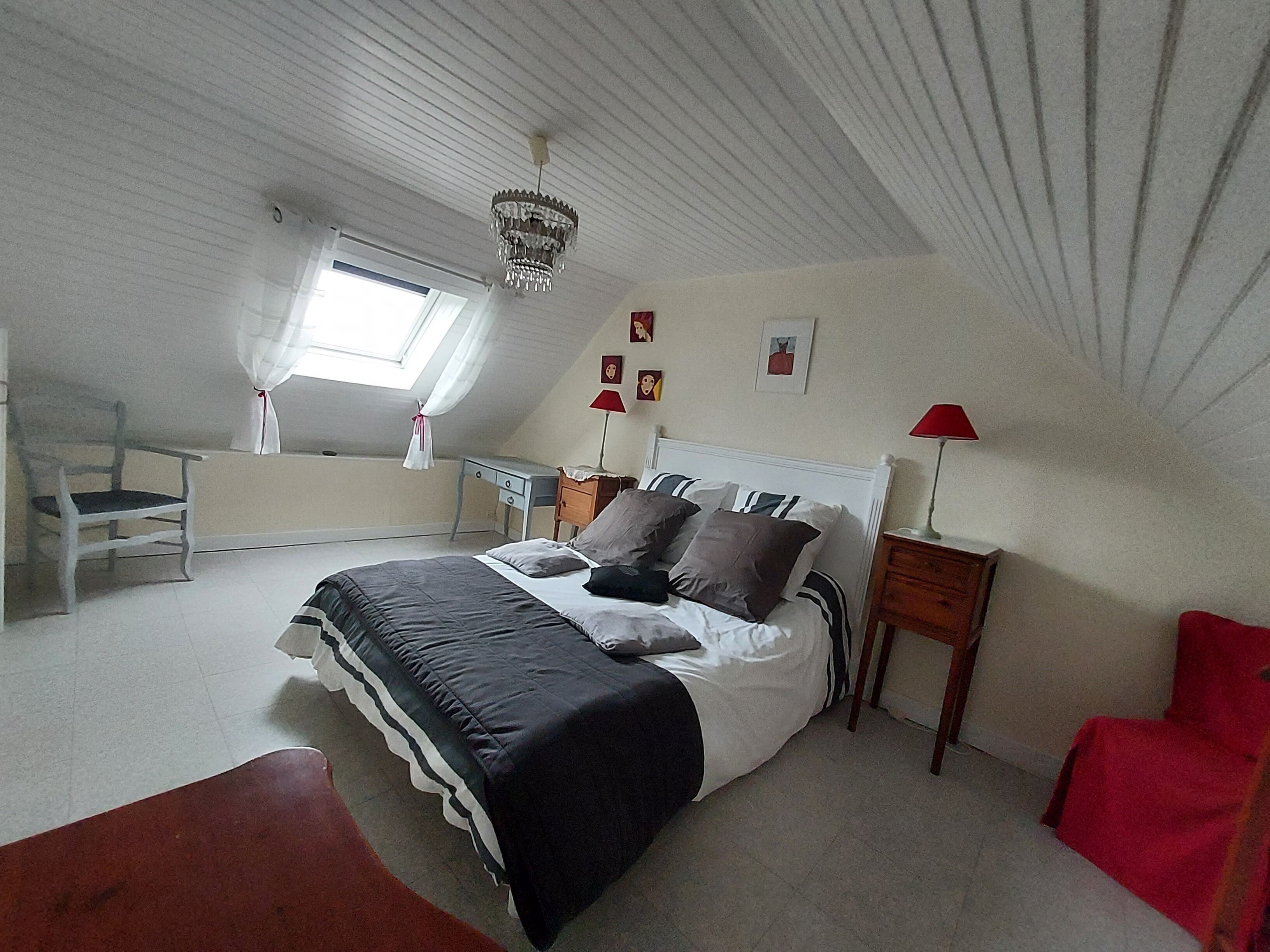 Chambre lit 140