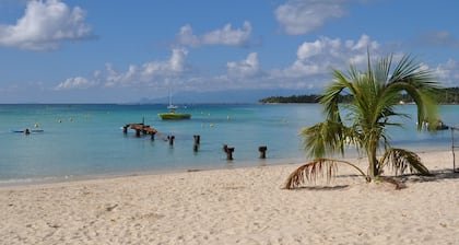 Villa con piscina privada, tranquila, cerca de las playas, en Sainte Anne