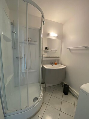 Shower, hair dryer, toilet paper - Appt 55m², 4-5 pers, 100m beach, parking, adult bike hire, WIFI (Quiberon)