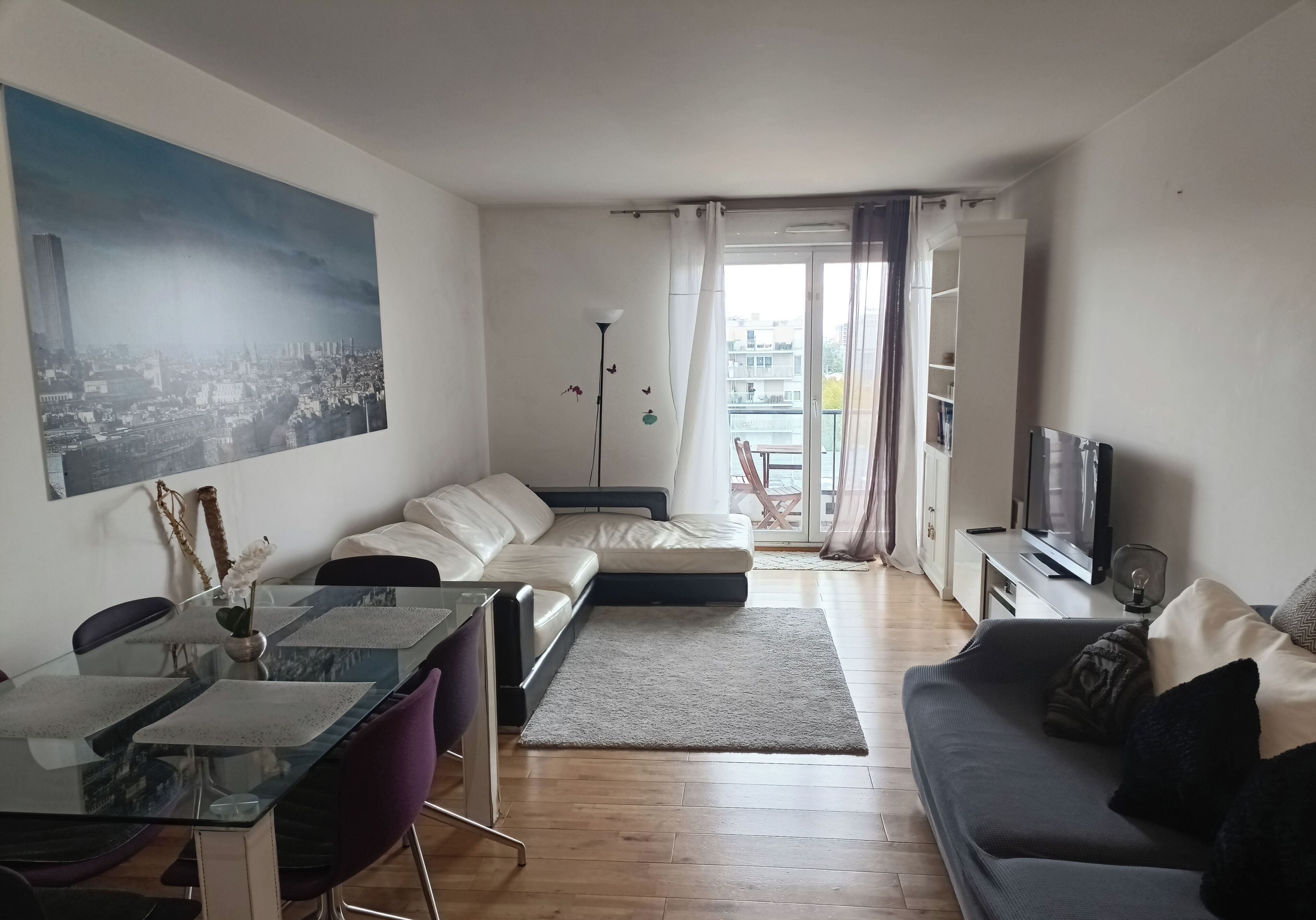 TV, DVD player, books