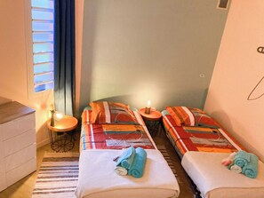 2 多间卧室、熨斗/熨衣板、旅行婴儿床、免费 WiFi