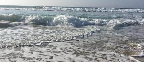 On the beach