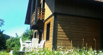 Exceptionnel: chalet 4 chambres plein sud sur grand terrain au pied des pistes