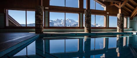 Indoor pool, a heated pool