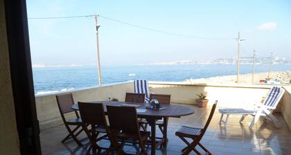 House on the Port panoramic view over the bay of Marseille