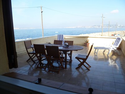 House on the Port panoramic view over the bay of Marseille