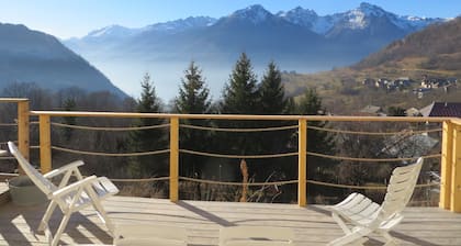 Chalet with terrace panoramic view