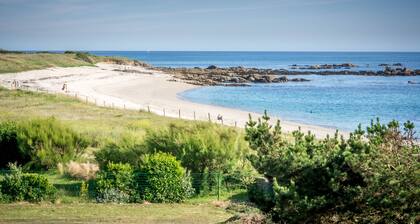maison accĂšs direct plage ,endroit calme vue exceptionnelle de la terrasse