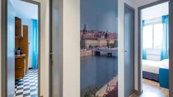 2 bedrooms, iron/ironing board, free WiFi, bed sheets