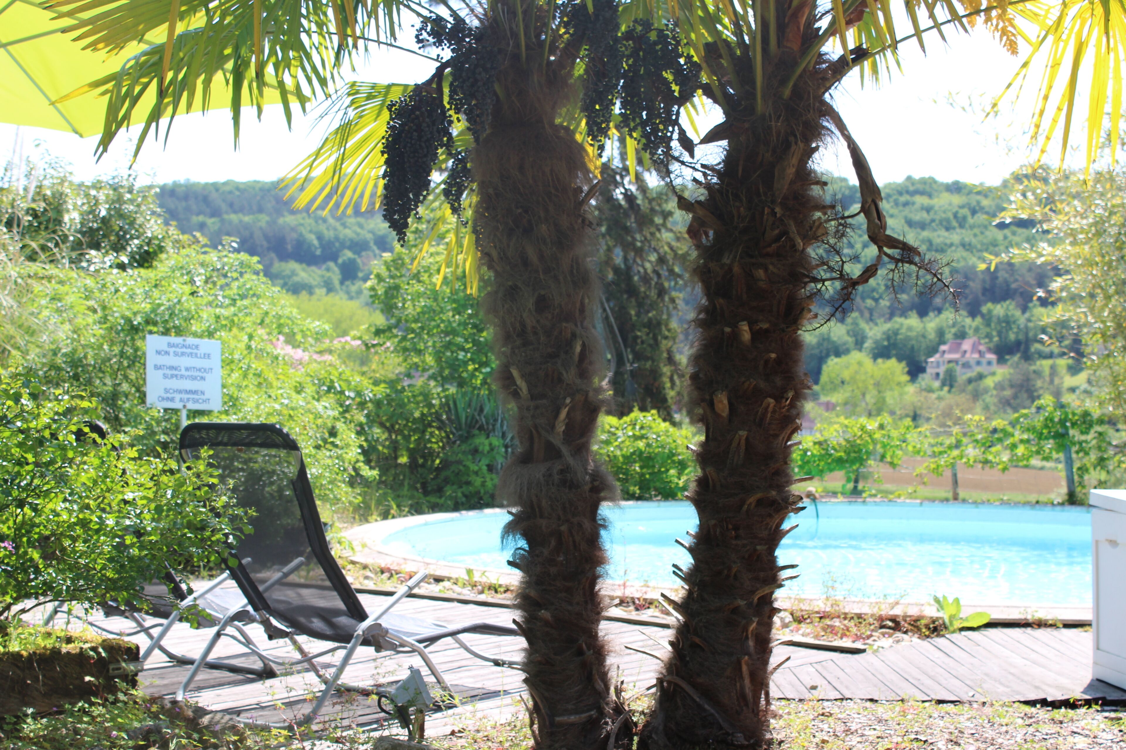 gite with exclusive pool