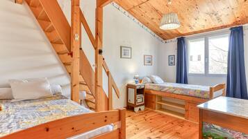 3 多间卧室、客房内保险箱、熨斗/熨衣板、免费 WiFi