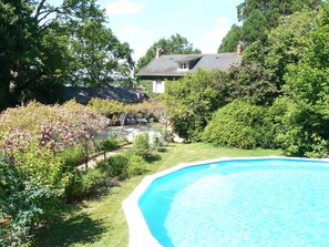 Outdoor pool - MANOIR on the banks of the Erdre river (LA CHAPELLE SUR ERDRE)