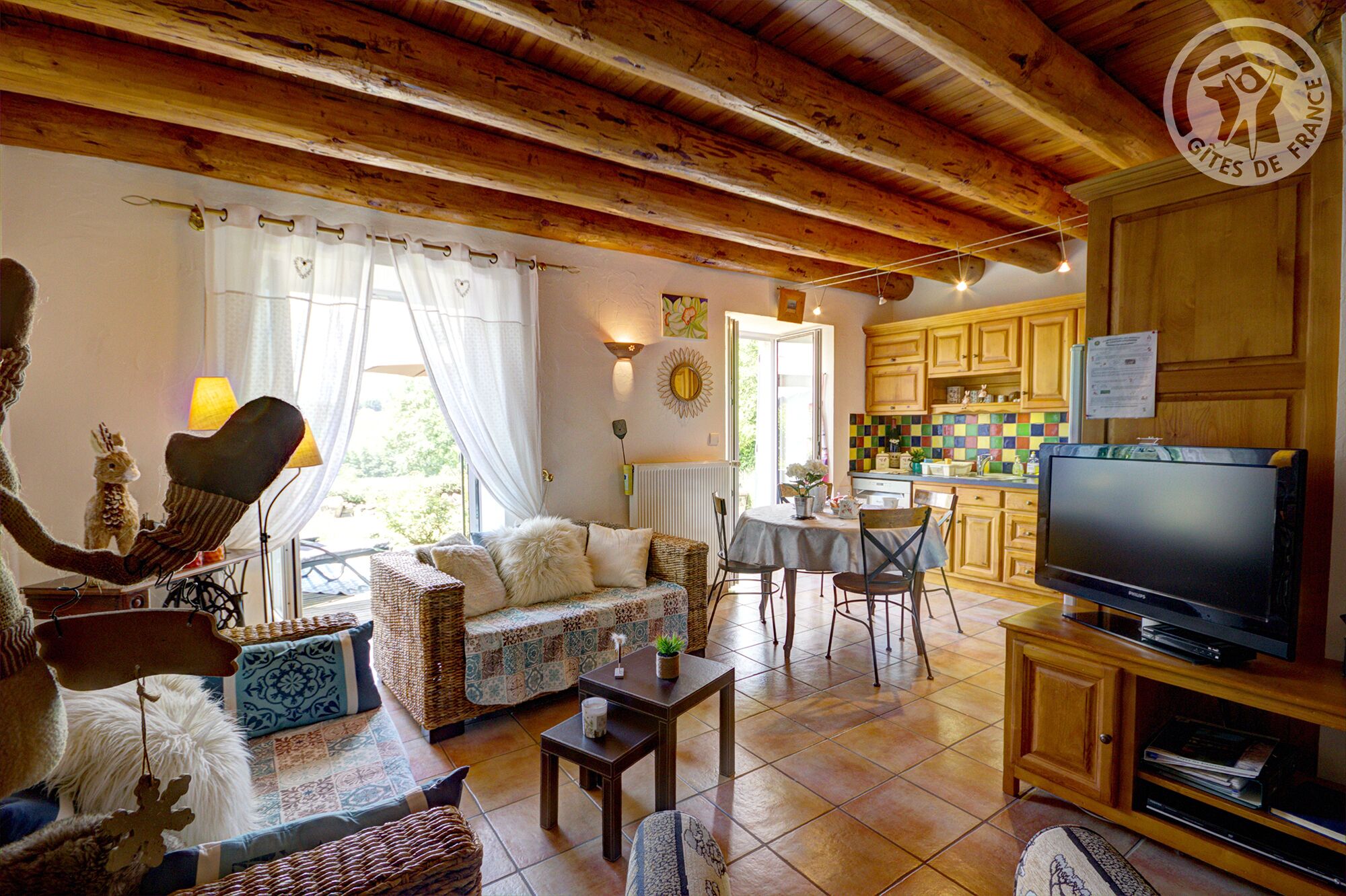 Beautiful stone cottage High Beaujolais near Lyon