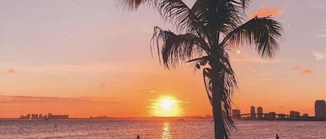 Una spiaggia nelle vicinanze