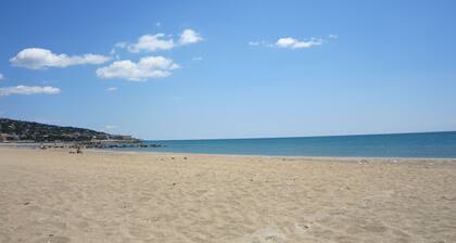 IN THE TYPICAL DISTRICT OF POINTE COURTE IN SETE CITY BETWEEN SEA AND SKY