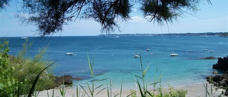 Una spiaggia nelle vicinanze