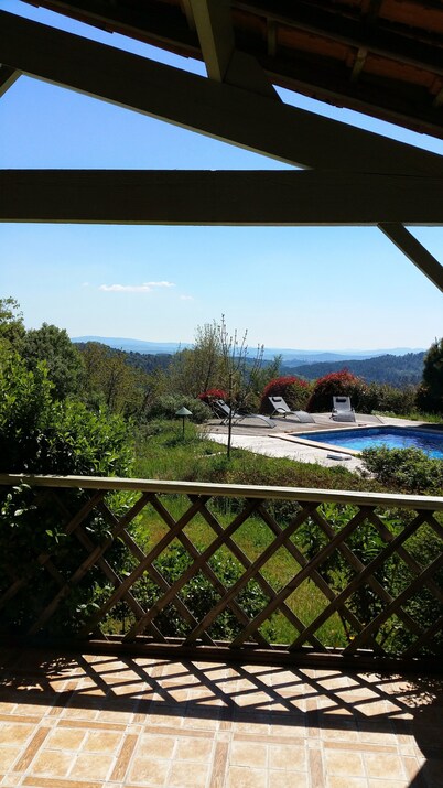 Le Clos des Mimosas - LA GLYCINE - Large 12X6 saltwater swimming pool - Shared