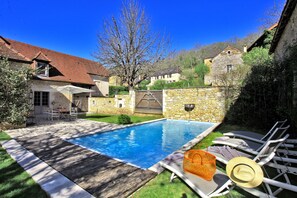 Una piscina climatizada
