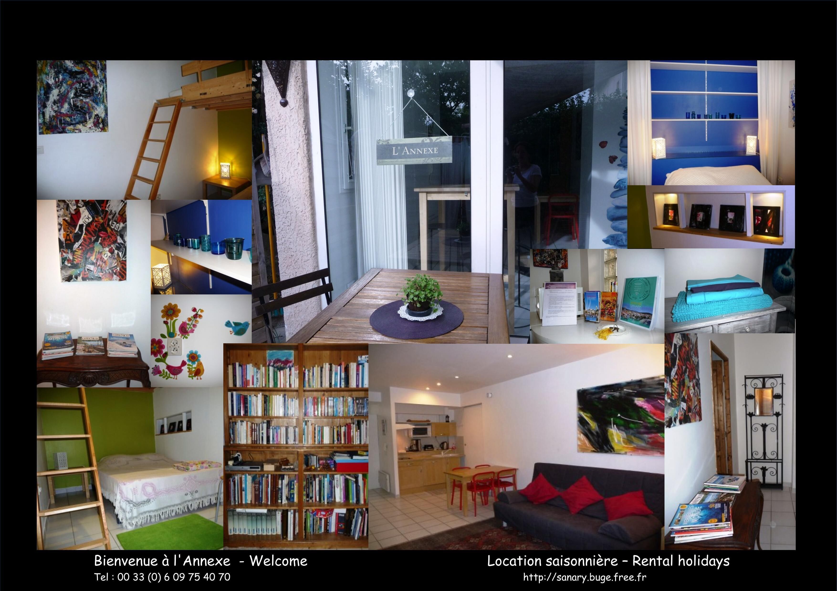 villa T3 classified 2 *, air-conditioned rez of ch in SANARY, 75m ² + terrace 20m ²