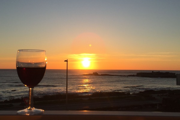 Blick von der Unterkunft