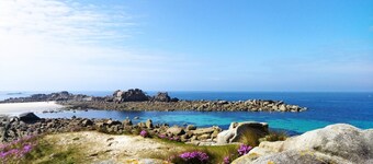 Renovated house, quiet location, beach 100 m away, sleeps 4/5, enclosed garden.