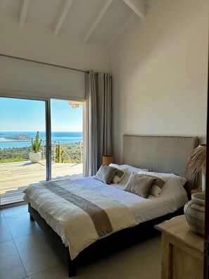 3 bedrooms, in-room safe, iron/ironing board, travel crib - VILLA DOMAINE PRIVEE SEA VIEW 180° HEATED POOL (Porto-Vecchio)