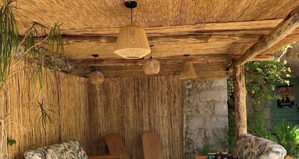 Authentic, comfortable house in a green setting. Swimming pool, pétanque.