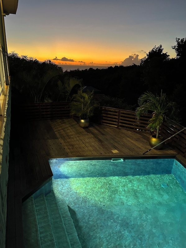 Piscine chauffée