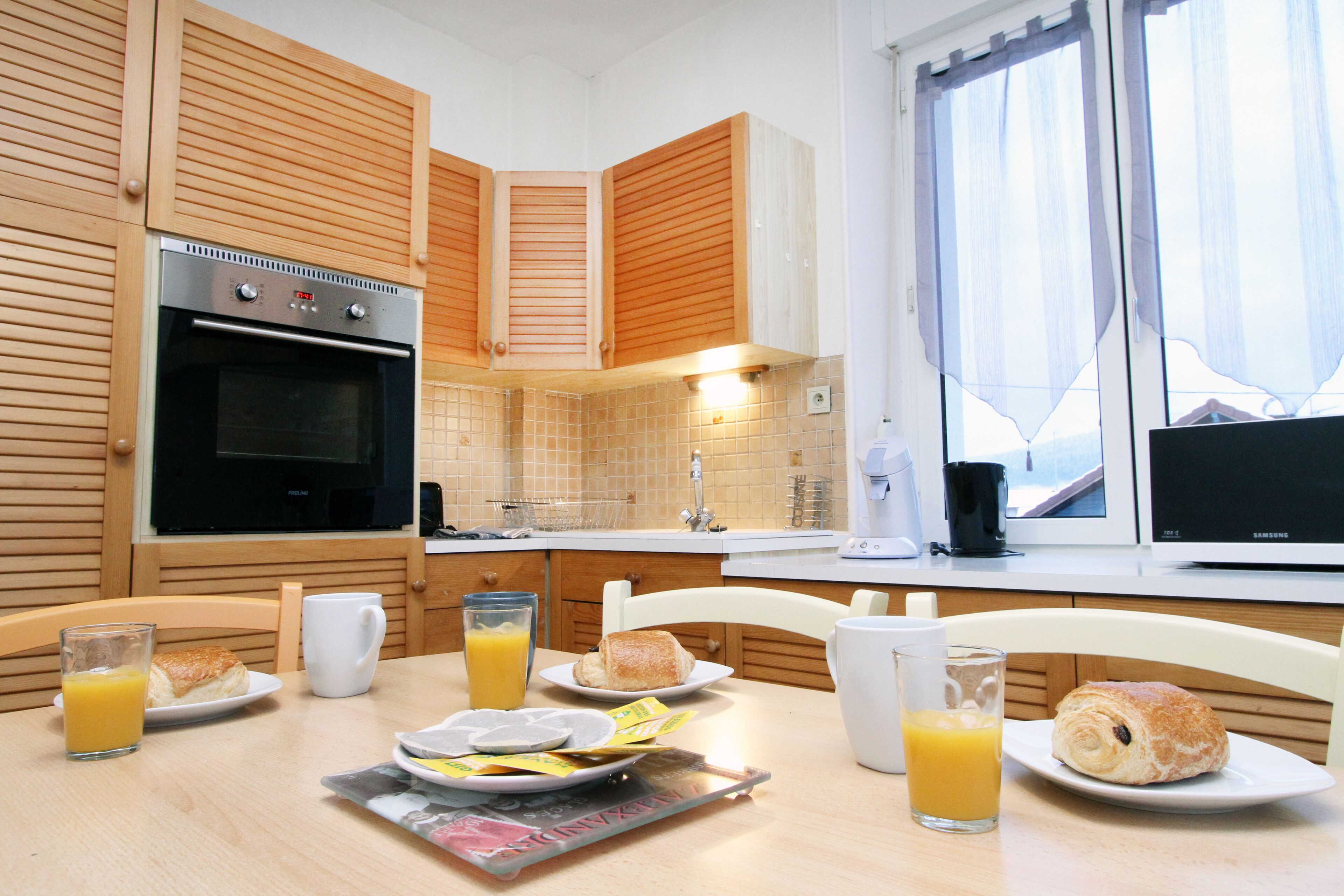 95m2 apartment in the city center for 4 people