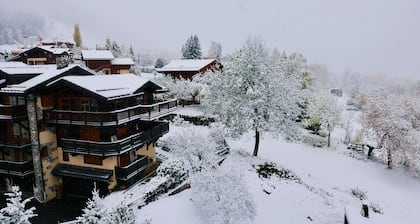 Courchevel Le Praz - Ski zu Fuß - Aussicht und Licht