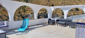 Terrace/patio - typical house in Spain in ALMERIA, Andalusia 6 people quiet (almeria)