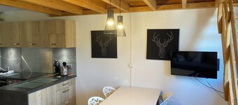Cozy & Elegant Apartment in Val Thorens, Ski-in/Ski-out, south-facing view, 36m2