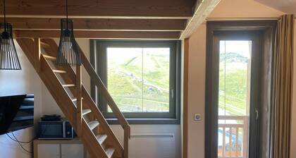Appartement cosy & lumineux Ă Val Thorens 2/3 piĂšces, 36m2, calme, plein sud