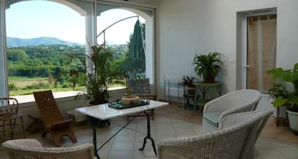 Cambo: 2 rooms all comfort for 2 people - panoramic view.