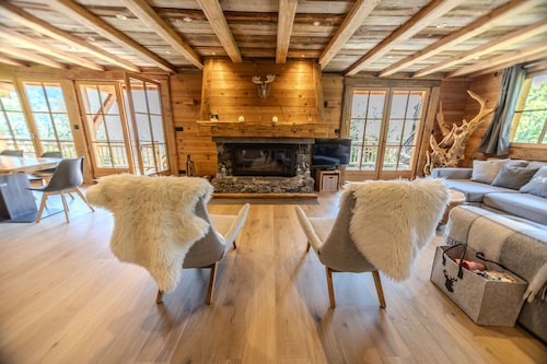 Luxuschalet 16 Personen Chamonix, atemberaubender Blick auf den Mont-Blanc 