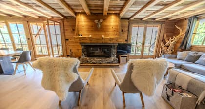 Luxuschalet 16 Personen Chamonix, atemberaubender Blick auf den Mont-Blanc