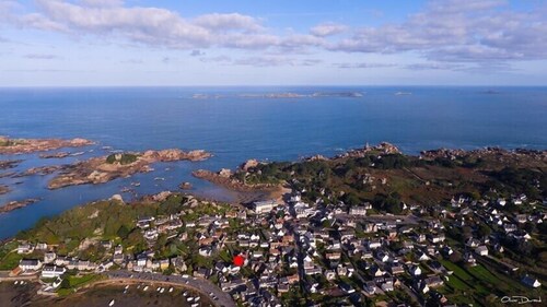 Detached house in Ploumanach - 4 people - The beach at the end of the street.