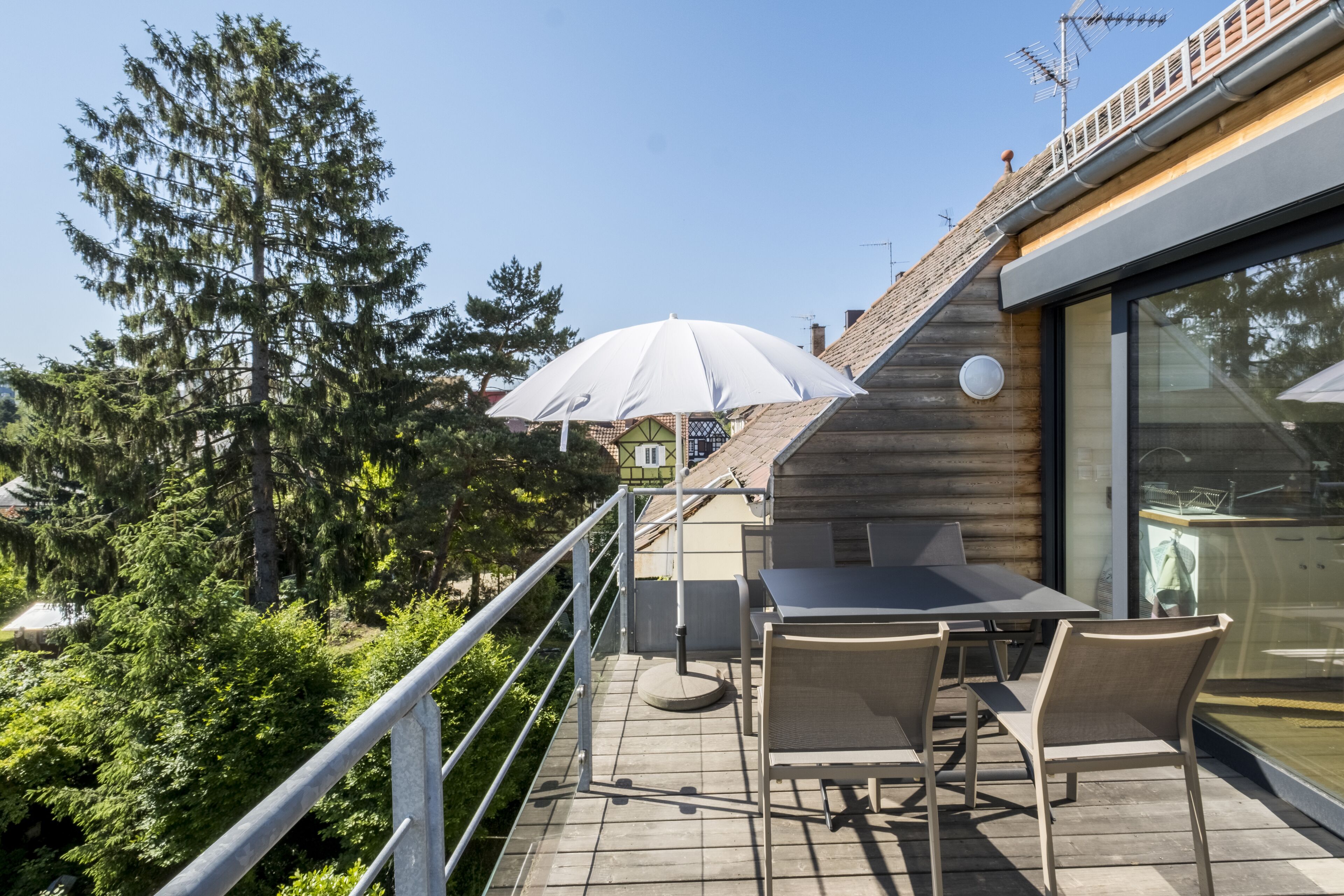 in the heart of Strasbourg nice 2-bedroom apartment with a large terrace 1
