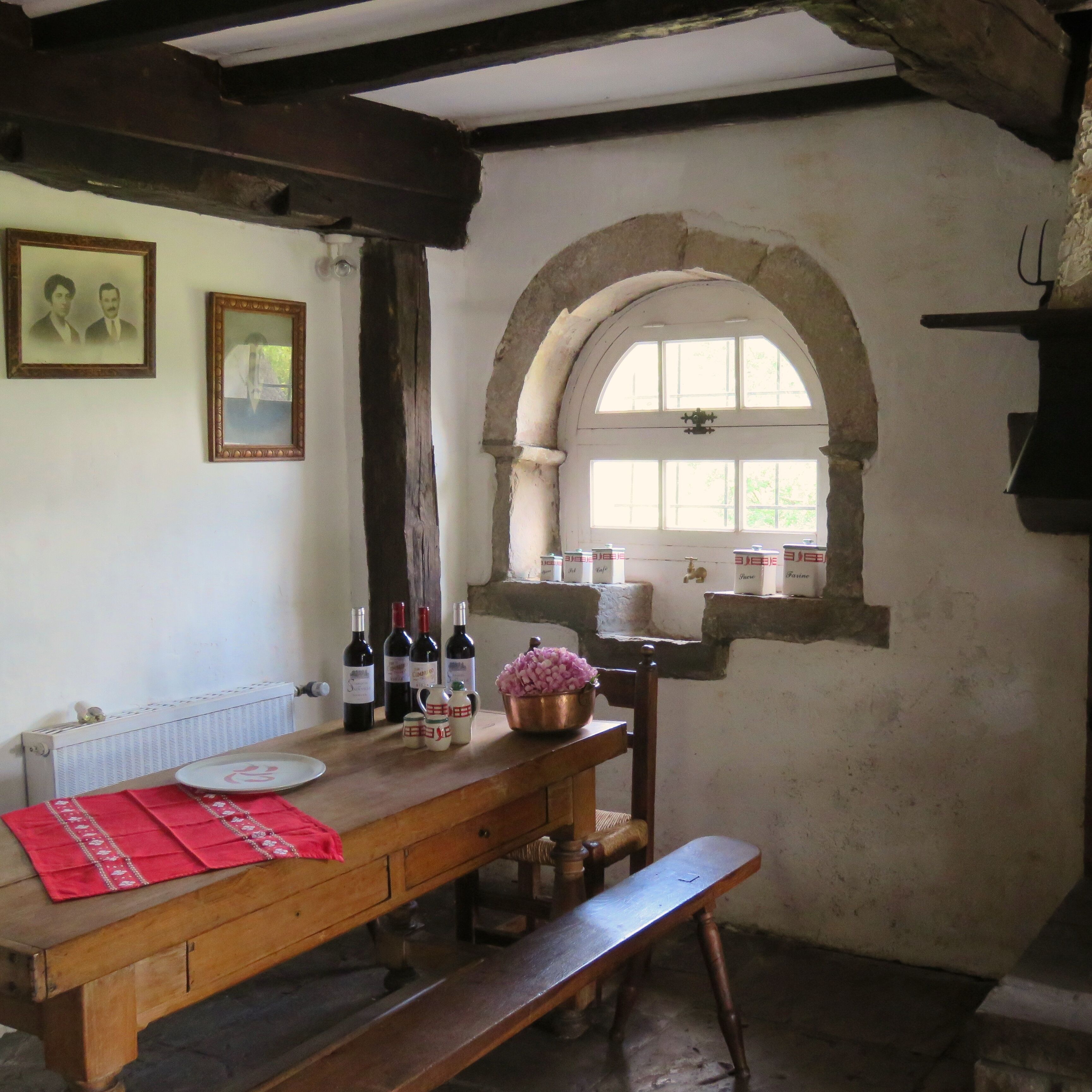 Basque home, old 17th century farmhouse